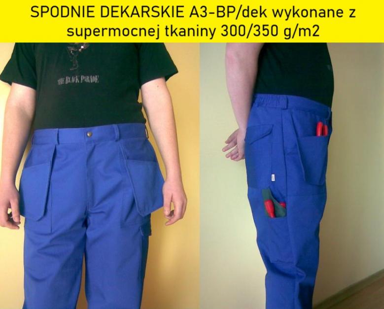 Spodnie dekarskie A3-BP-DEK