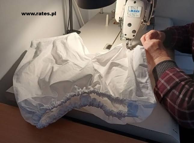 szycie spodni piekarskich kr�tkich